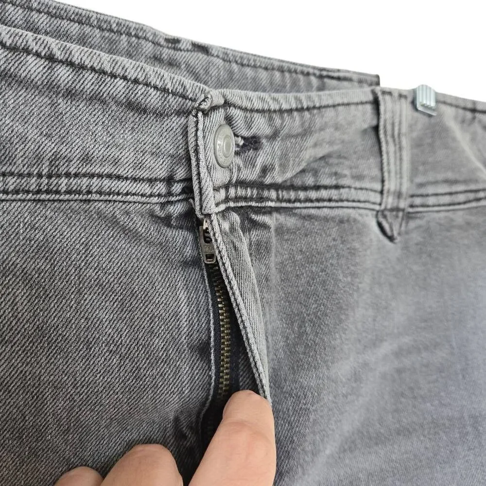 Free People Stillwater Low Rise Slim Flare Jeans Gray Size 30 - Picture 5 of 12